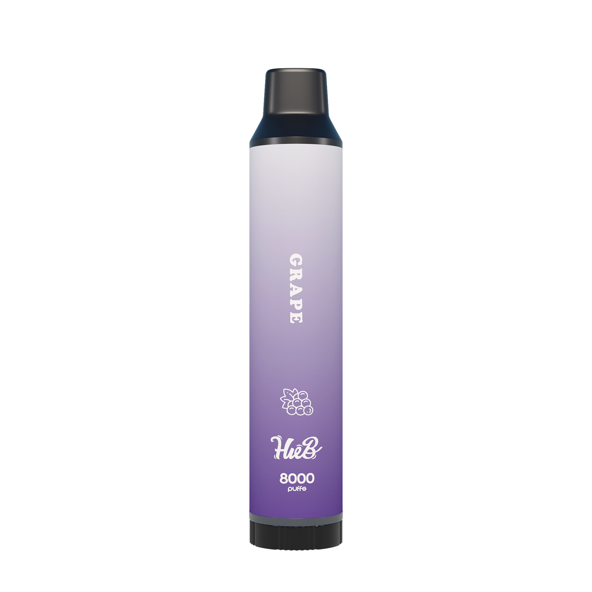HueB 拋棄式-葡萄，飽滿多汁的巨峰葡萄香氣，微涼尾韻甜而不膩，經典必敗款。
