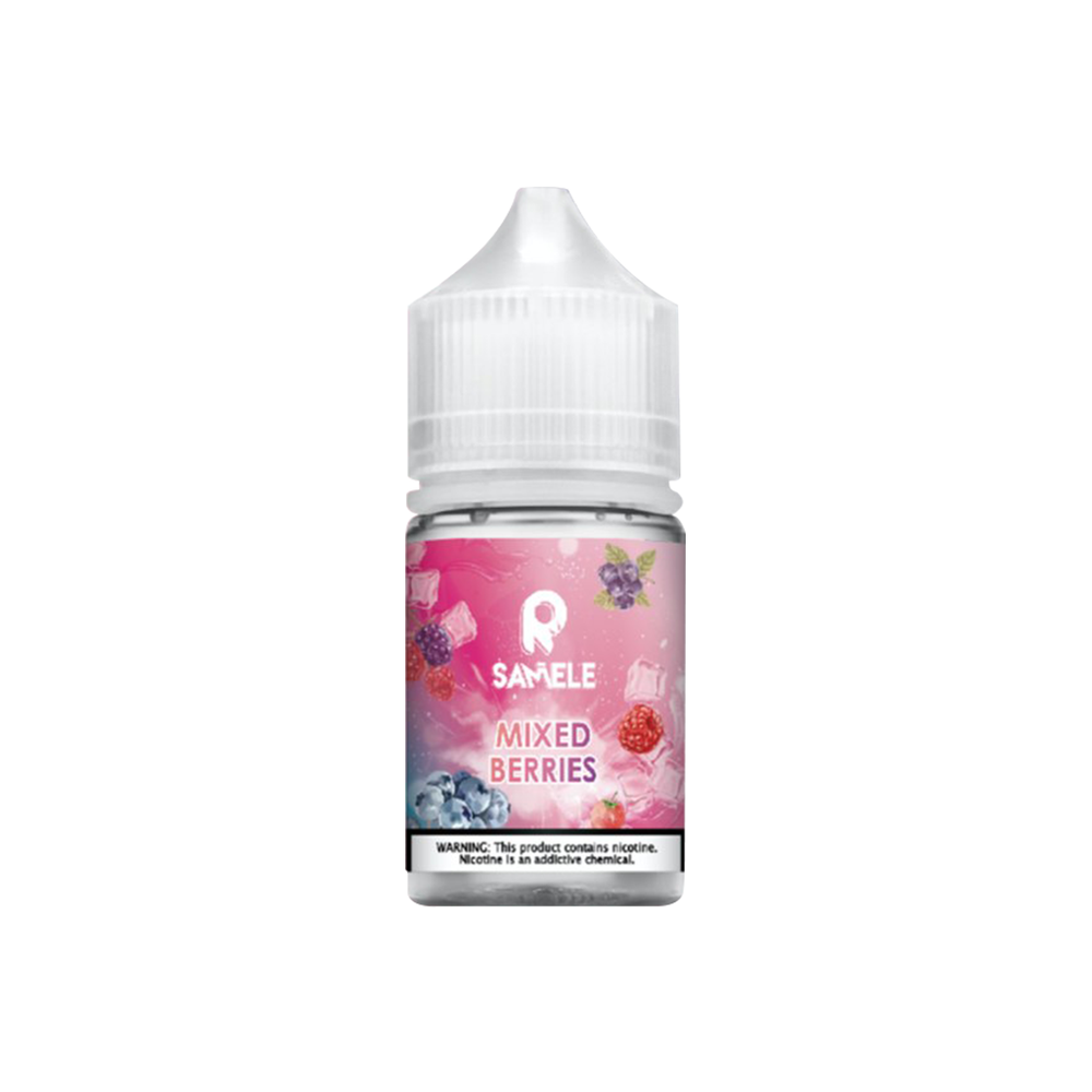 Samele 冰釀系列-莓果-30ML 綜合各式莓果的豐富層次，酸甜交織的戀愛滋味，口感多變且男女皆宜的百搭款。