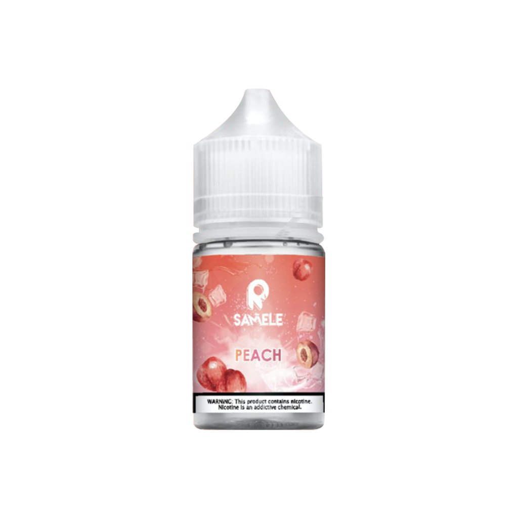 Samele 冰釀系列-水蜜桃-30ML 迷人的日本水蜜桃獨特香氣，搭配冰心透涼氣息，解熱又香甜的順口滋味。